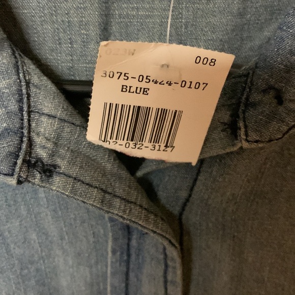 Toska button down Jean shirt size large new with tags - Picture 4 of 4